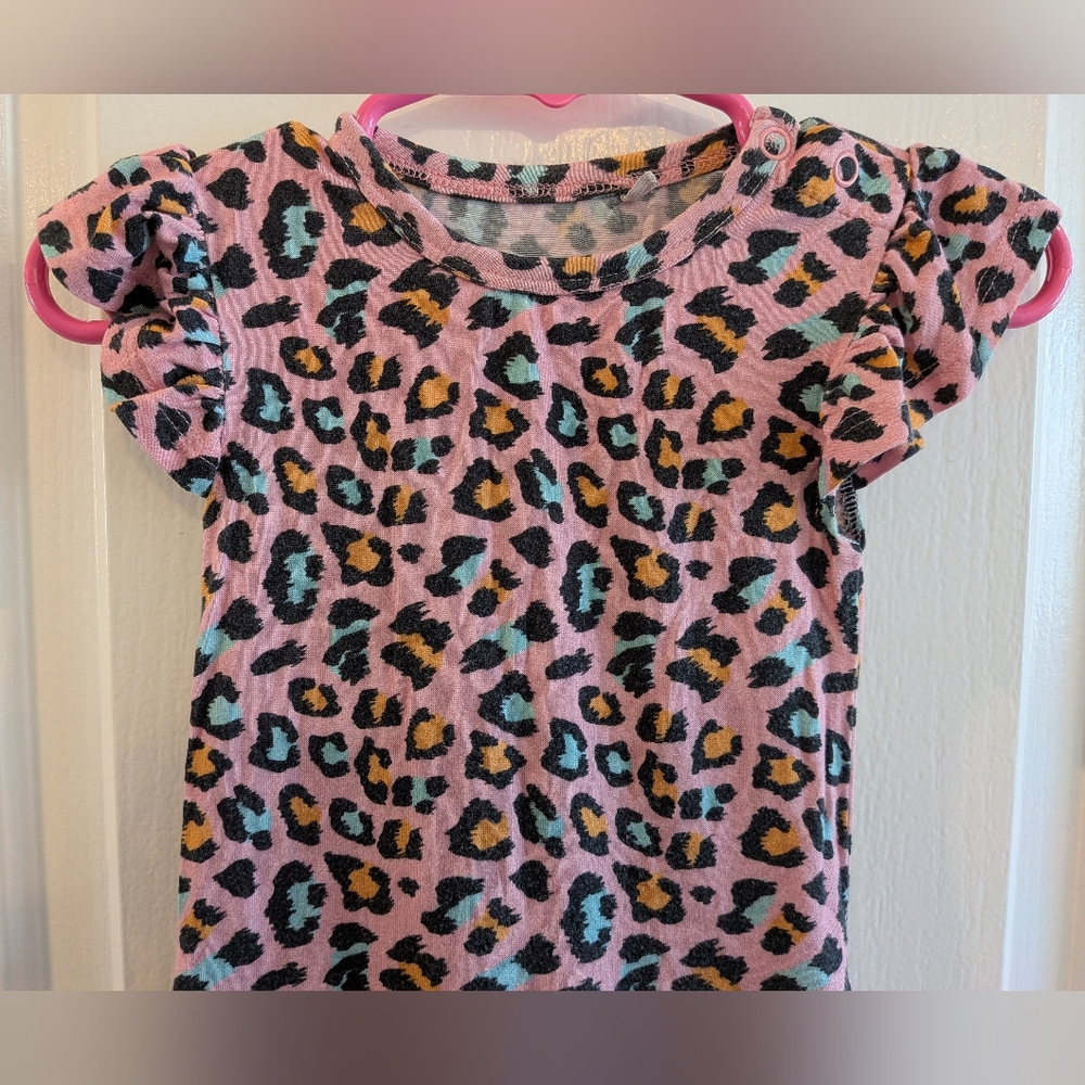Posh Peanut Roxy Ruffled Cap Sleeve Twirl Skirt Bodysuit Dress Romper Size 18M - Picture 4 of 13